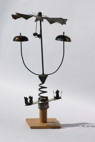 Klingelpyramide und Christbaumspitze